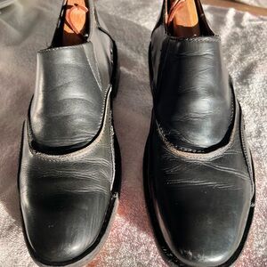 BED|STU Black Leather Men's Loafers